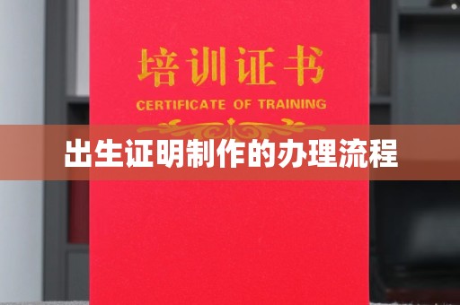 和硕出生证明制作的办理流程